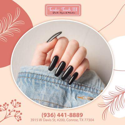 Look your best with Tender Touch III Pedi- Spa & Nails! Our nail services provide professional, long-lasting results that are sure to make