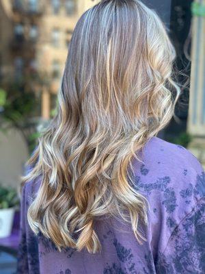 Balayage, haircut and style by Desiree