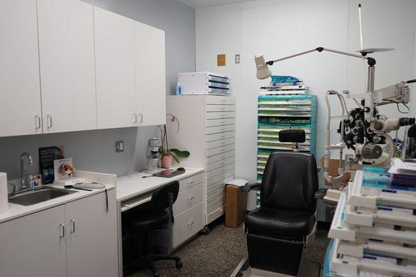 Clean exam room