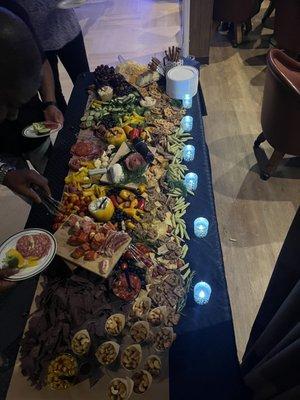 Grazing Table for 75 people.