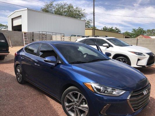 A great looking Elantra, shield included! Yes I can and yes I will! You can have it too!