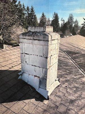 Chimney & Roof - Before