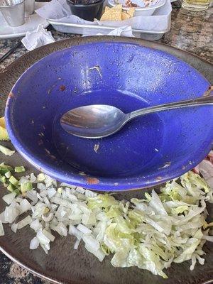 Empty Pozole bowl