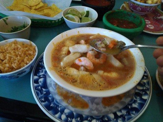 Seafood soup worth the drive over from anywhere in Nashville