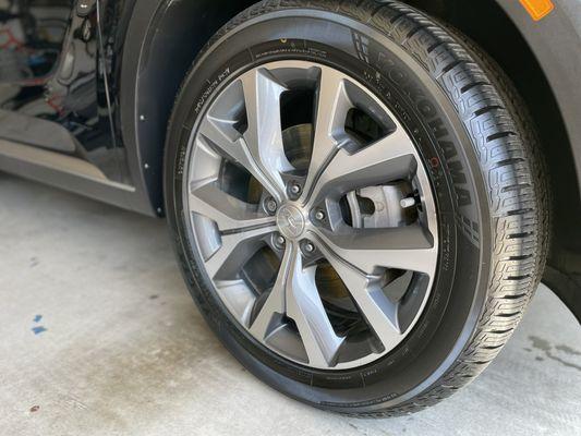 Beautiful though the inside of each wheel spoke not completely, completely dirt free. My only knock on Victor's service.