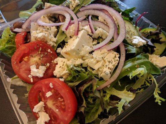 Greek salad. Fan of the cheese