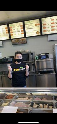 Haley (No Subway for You!) refuses customer service at Subway in Indiana