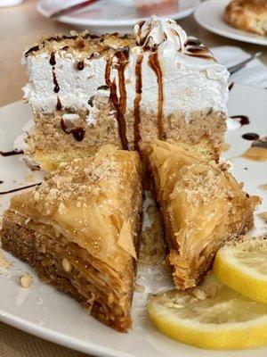 Cake (amazing) baklava was equally high quality