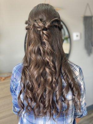 Prom hair