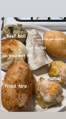 Dim sum platter