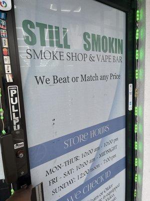 Still Smokin Smoke Shop & Vape Bar