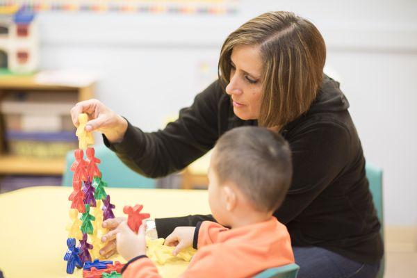 Simple joyful play with our teachers!