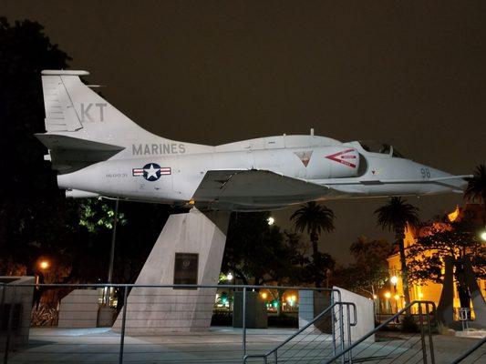 Retired A-4 Skyhawk dedicated to US Marine El Toro and Tustin Stations