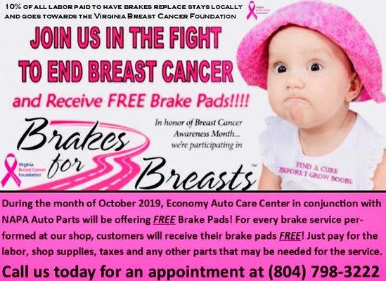 BRAKES FOR BREASTS