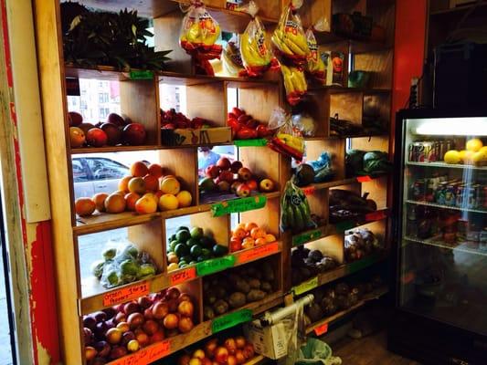 Great selection of fresh fruits and vegetables for sale