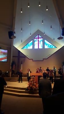 Inside church 11-15-15 Sunday Morning