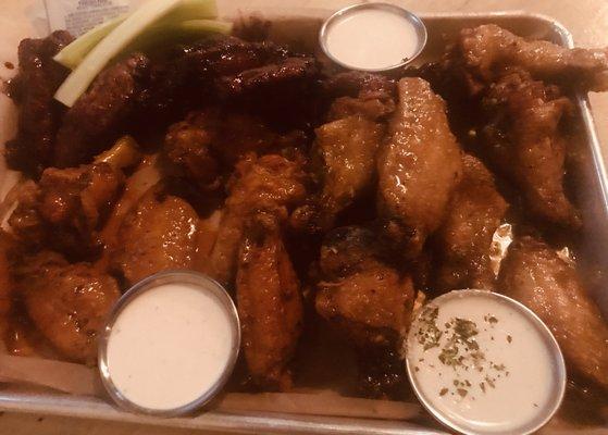 Monday Night is Wing Night at the Boiler Room.