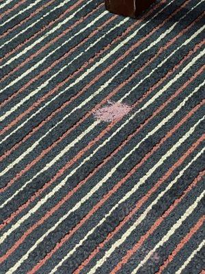 More nasty sticky stuff on carpet