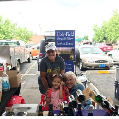 Thank you to Holy-Field Vineyards for letting Insurance Pros hang out with you at the OP Farmer's Market!  Our clients love you!