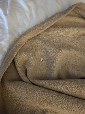 Cigarette holes in bedding