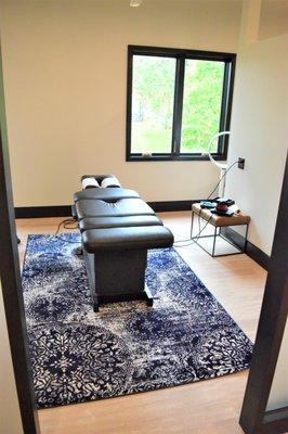 One of our new chiropractic adjusting rooms!