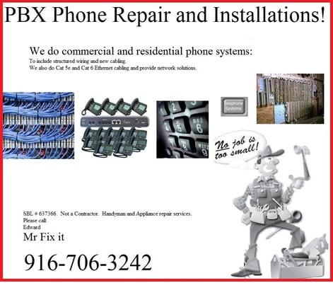 Telephone line and system installations