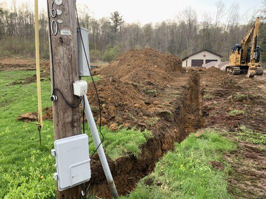 Underground Utilities: water, sewer, storm and electrical