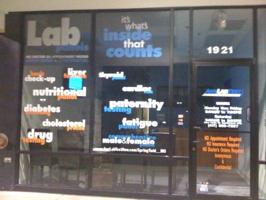 Our Front Window Says It All!