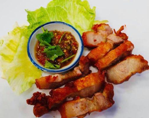 Crispy pork belly