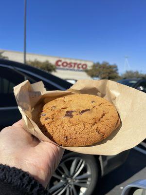 New!! Warm Chocolate Chip Cookie, 5" diameter.