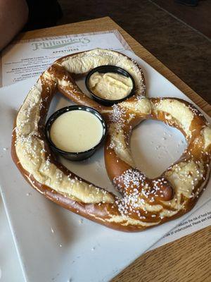 Giant pretzel