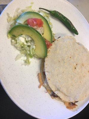 Mulitas carne al gusto con tortilla hechas a manos