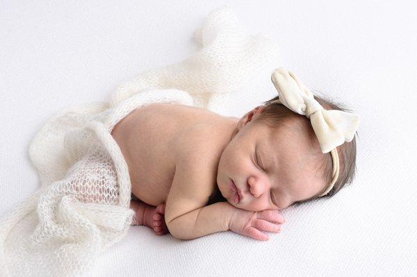 She was the sweetest baby to photograph. She slept throughout the entire session.