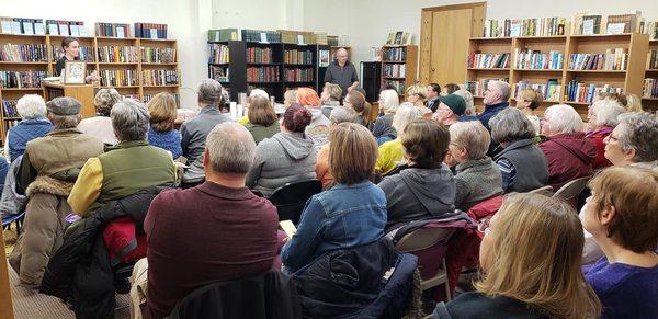 A 2020 book signing with Megan Phelps-Roper, inernationally recognized for her book, "Unfollow"