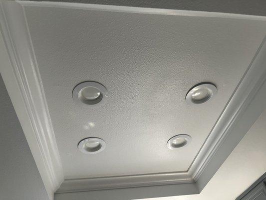 Recessed lighting!