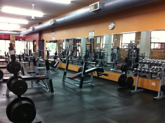 First floor benches