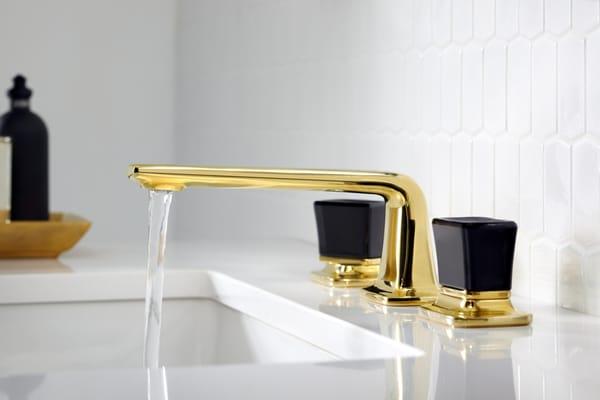 Per Se is a faucet collection that embodies slender, soft modern minimalism. Kallista at Gerhards of Brookfield.