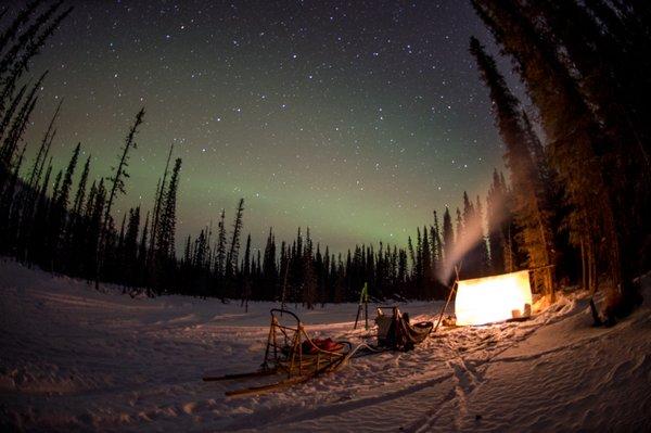 camping on the trail