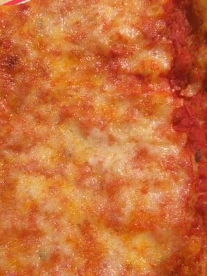 Regular cheese pizza