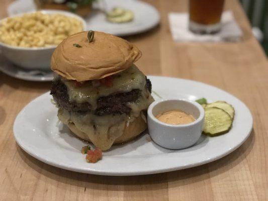 Blanco burger double patties