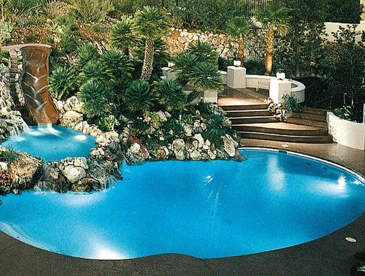 Rock Accent Pool