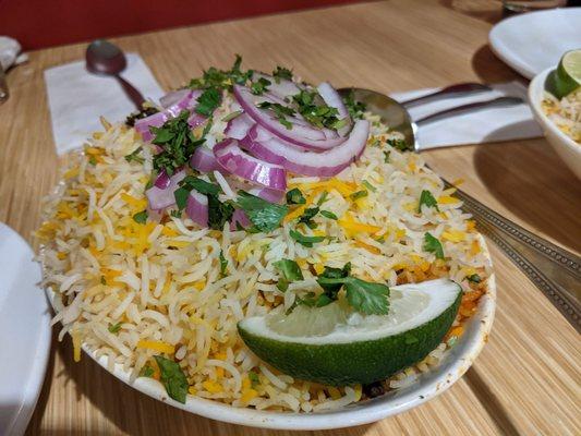 Hyderabadi goat dum biryani