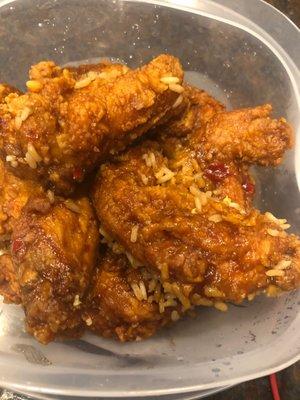 garlic chicken wings