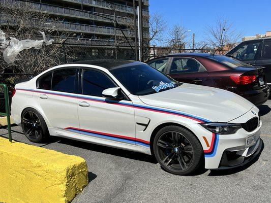 Cool  F80 BMW M3 Sedan parked outside