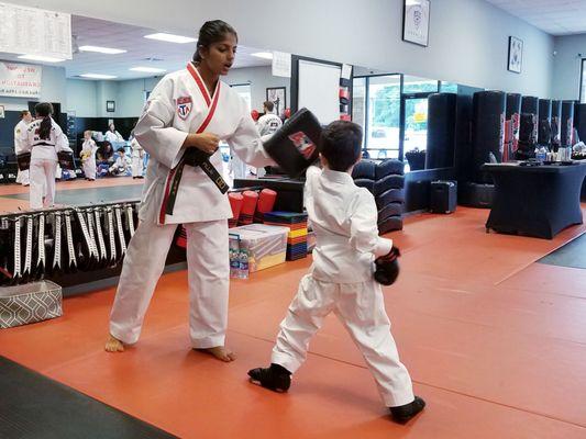 ATA karate class...