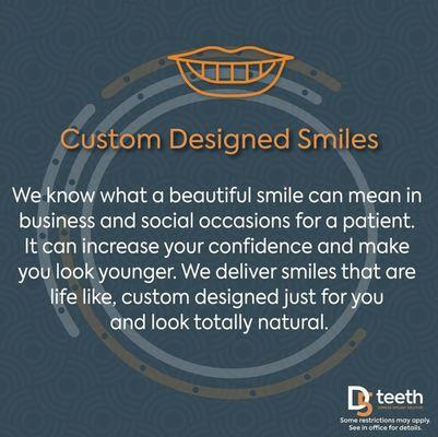 No more hiding from cameras or half smiles. Show the world your beautiful smile and brand-new teeth!