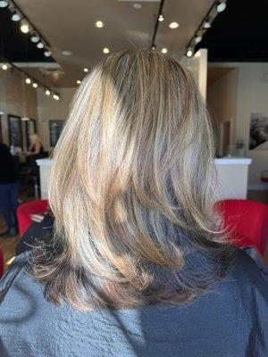 Partial highlight + Blowout