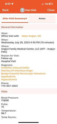 Findings about the antibiotic induced colitis