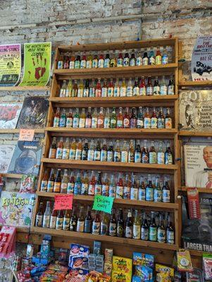 Wall of soda