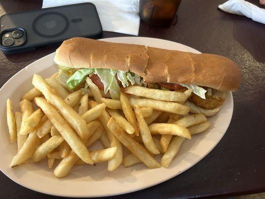 Shrimp po-boy